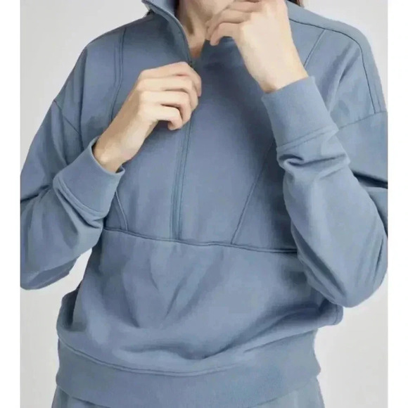 Richer Poorer Stretch Terry Half Zip Pullover - Picture 3 of 11